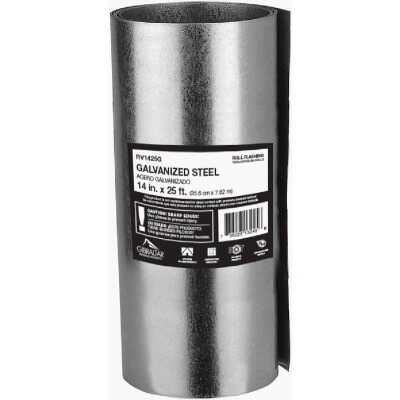NorWesco 14 In. x 25 Ft. Mill Galvanized Roll Valley Flashing