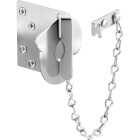 Defender Security Chrome Texas Security Bolt Ring Chain Door Lock Image 1