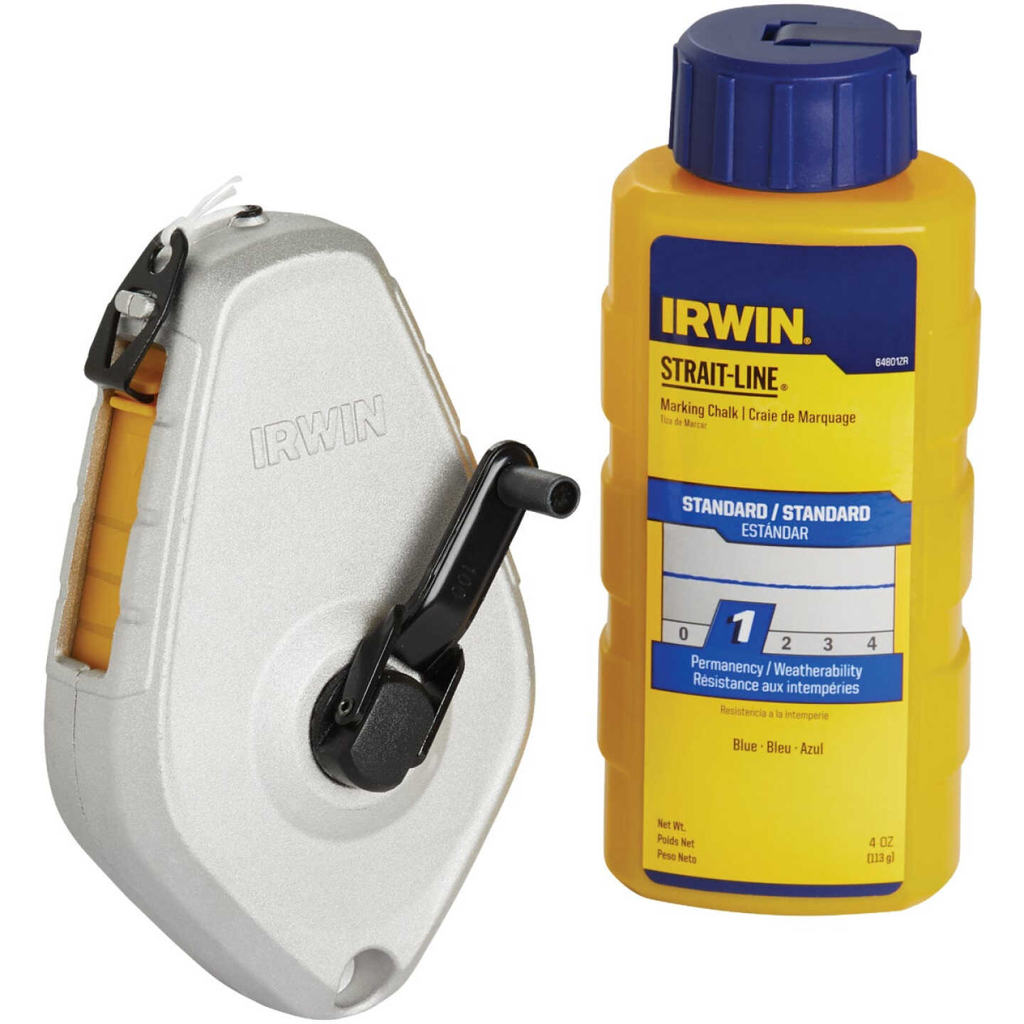 Irwin STRAIT-LINE 100 Ft. Classic Chalk Line Reel and Chalk, Blue -  Lakewood Hardware & Paint