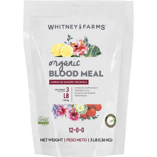 Whitney Farms 3 Lb. 12-0-0 Natural Blood Meal