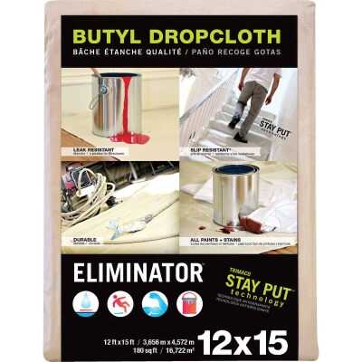 Trimaco Eliminator 12 Ft. x 15 Ft. Butyl Drop Cloth