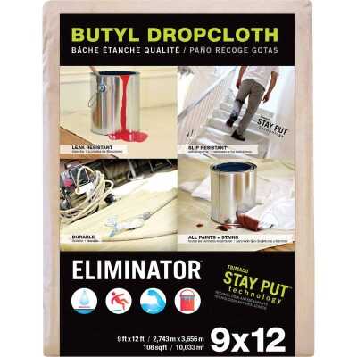 Trimaco Eliminator 9 Ft. x 12 Ft. Butyl Drop Cloth